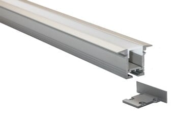 Eindkap aluminium Pro Line ALU 25 mm inbouw