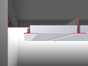 led stucprofiel voor systeemplafond Eenvoudige installatie