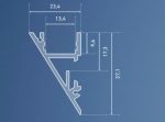 tekening led stripprofiel koofverlichting lp089