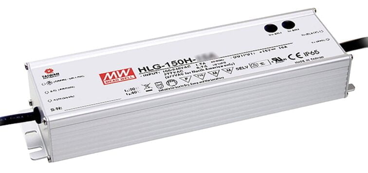 LED VOEDING MEANWELL 24V 151.2W 6.3A IP65