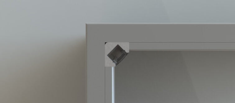 LED PROFIEL ALU 45 graden
