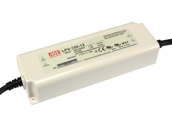 LED VOEDING MEANWELL 12V 120W 10A IP67