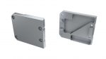 LUMINES ALU eindkap UNICO zilver rechts rechts