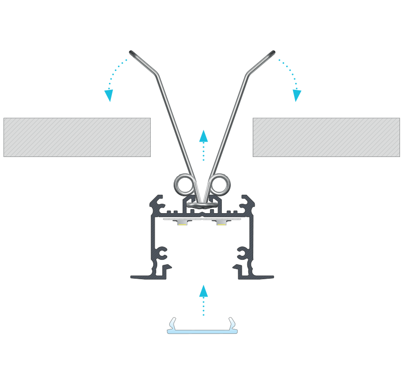 Montage-instructies inTALIA met DOUBLE diffuser